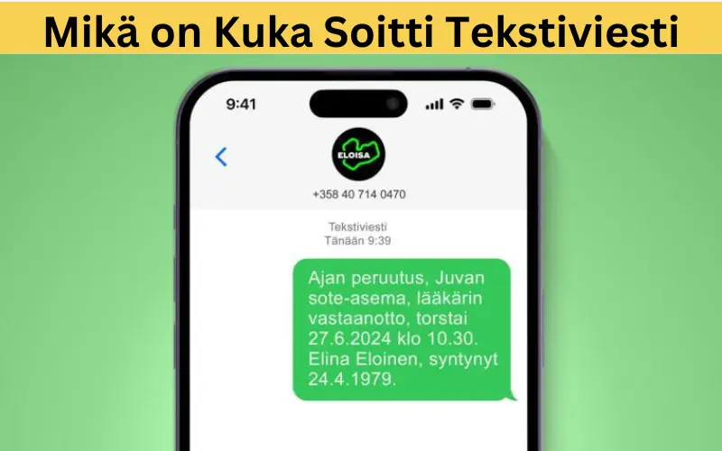 Mikä on Kuka Soitti Tekstiviesti